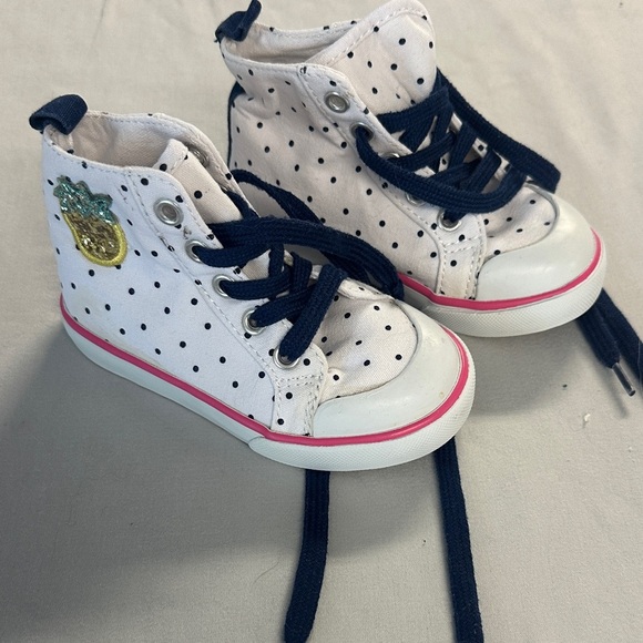 Gymboree - Kids High-Top Sneakers with Pineapple Patch - Picture 1 of 8